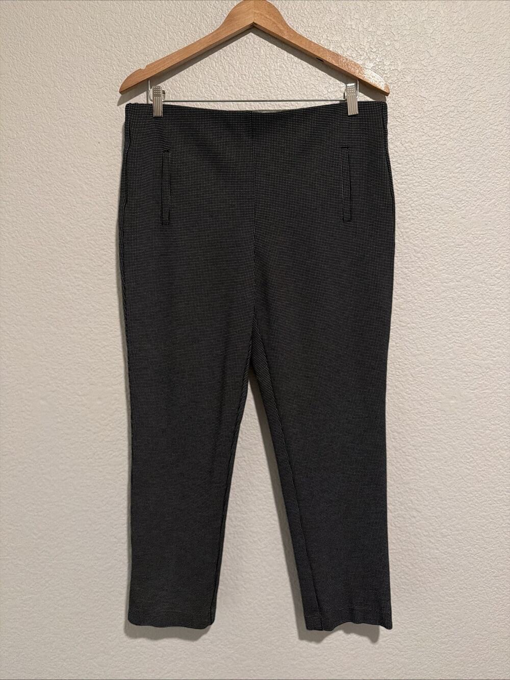 Chicos So Slimming Trouser Ankle Leggings Textured Career Stretch Retro Pin Up